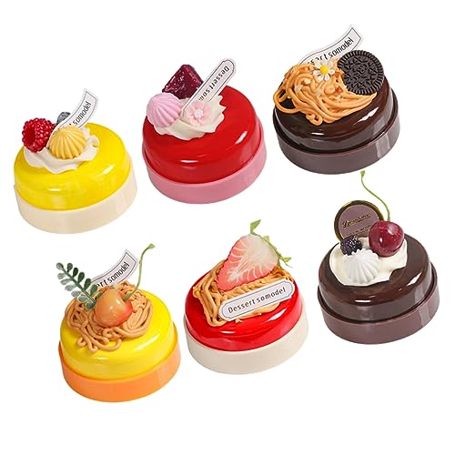 BESPORTBLE 6Stücke Künstliche Kuchen Modelle Realistische Simulation Für Fotorequisiten Und Shop Zubehör Kirsche Drachenfrucht von BESPORTBLE