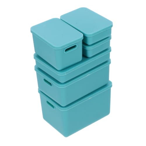 BESPORTBLE 6Stücke Mini Aufbewahrungsbehälter Mit Deckel Kunststoff Mini Hausboxen Für Puppenhaus Kleine Organizer Für Kleinteile BESPORTBLE 6Stücke Mini Aufbewahrungsbehälter Mit Deckel Kunststoff Mini Hausboxen Für Puppenhaus Kleine Organizer Für Kleinteile von BESPORTBLE