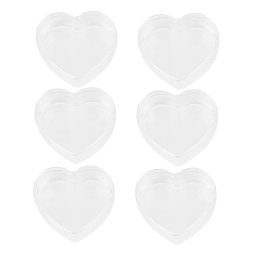 BESPORTBLE 6Stücke Mini Aufbewahrungsboxen Aus Transparente Herzförmige Aufbewahrung Für Mini Dekoration Und Süßigkeiten Langlebig Und Praktisch Für Bastelprojekte BESPORTBLE 6Stücke Mini Aufbewahrungsboxen Aus Transparente Herzförmige Aufbewahrung Für Mini Dekoration Und Süßigkeiten Langlebig Und Praktisch Für Bastelprojekte von BESPORTBLE