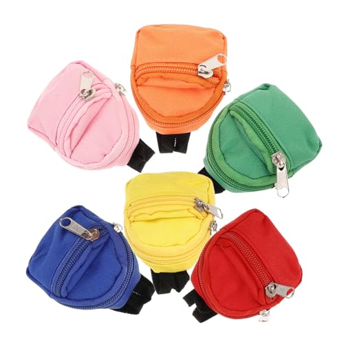 BESPORTBLE 6Stücke Mini Puppen Rucksack Mini Rucksack Schlüsselanhänger Geldbörse Für Puppenzubehör Und Schulmaterial Für Puppen BESPORTBLE 6Stücke Mini Puppen Rucksack Mini Rucksack Schlüsselanhänger Geldbörse Für Puppenzubehör Und Schulmaterial Für Puppen von BESPORTBLE