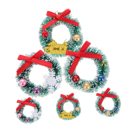 BESPORTBLE 6Stücke Mini Weihnachtskränze Künstliche Weihnachtskränze Für Puppenhaus Dekoration Hängekränze Für Festliche Weihnachtsgestaltung Ihrem Puppenstube Garten BESPORTBLE 6Stücke Mini Weihnachtskränze Künstliche Weihnachtskränze Für Puppenhaus Dekoration Hängekränze Für Festliche Weihnachtsgestaltung Ihrem Puppenstube Garten von BESPORTBLE