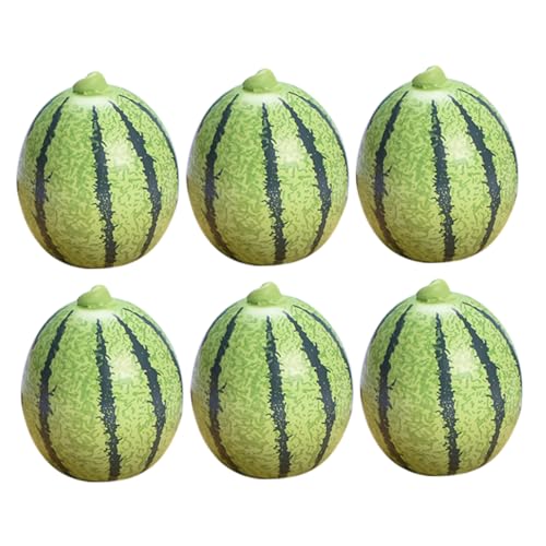 BESPORTBLE Kleiner Wassermelonen Dekorationen 6 Stücke Künstliche Früchte für Puppenhäuser und Kleiner Szenen Realistische Miniatur Obstmodelle aus Kunstharz BESPORTBLE Kleiner Wassermelonen Dekorationen 6 Stücke Künstliche Früchte für Puppenhäuser und Kleiner Szenen Realistische Miniatur Obstmodelle aus Kunstharz von BESPORTBLE