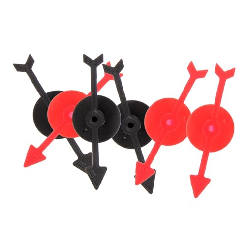 BESPORTBLE 6Stücke Pfeilspinner Spielzeugset Rotierende Kunststoff Pfeile Für Interaktives DIY Mit Langen Pfeilen Und Familienaktivitäten Und Lernspiele von BESPORTBLE