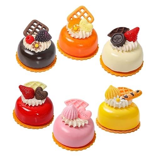 BESPORTBLE 6Stücke Realistische Kunstkuchen im Französischen Stil Dekorative Desserts aus PU und Deko für Zuhause und Ladenschaufenster Täuschend Echte Kuchenmodelle BESPORTBLE 6Stücke Realistische Kunstkuchen im Französischen Stil Dekorative Desserts aus PU und Deko für Zuhause und Ladenschaufenster Täuschend Echte Kuchenmodelle von BESPORTBLE
