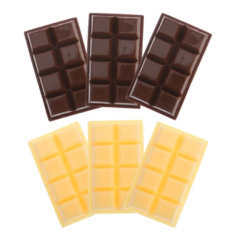 BESPORTBLE 6Stücke Realistische Pralinen Modelle aus Resin Imitation für Tischdekoration Fotografie und Kreative DIY Projekte von BESPORTBLE