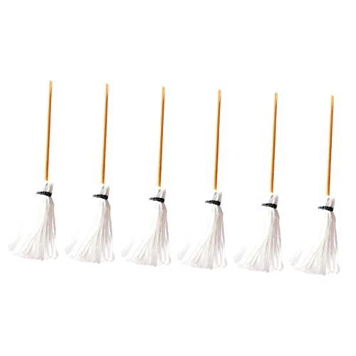 BESPORTBLE 6Stücke Reinigungsmop aus Teiliges Mini Zubehör für Kreative Dekoration für Puppenhäuser und Fotorequisit BESPORTBLE 6Stücke Reinigungsmop aus Teiliges Mini Zubehör für Kreative Dekoration für Puppenhäuser und Fotorequisit von BESPORTBLE