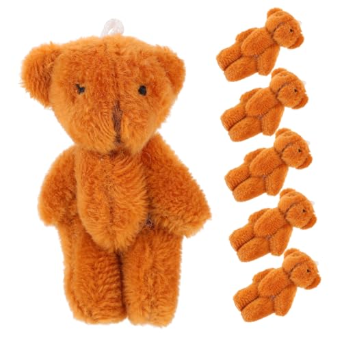 BESPORTBLE 6Stücke Schlüsselanhänger Kuscheltier Charme Für Handtasche Rucksack Und Dekoration Plüschbären Für Kinderwagen von BESPORTBLE