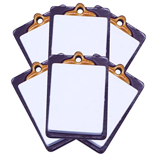 BESPORTBLE 6Stücke Schreibbrett Teiliges Für Puppenhaus DIY Kreative Mini Dekoration Realistische Schreibtafel Für Mikro Landschaften von BESPORTBLE