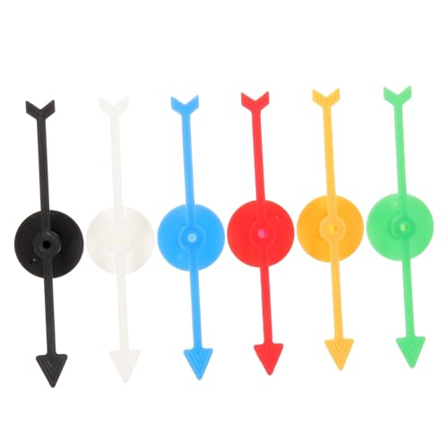 BESPORTBLE 6Stücke Spielspinner aus Robustem Kunststoff Multifunktionale für DIY Brettspiele Lehrmittel und Kreative Projekte für Klassenräume und Familienabende BESPORTBLE 6Stücke Spielspinner aus Robustem Kunststoff Multifunktionale für DIY Brettspiele Lehrmittel und Kreative Projekte für Klassenräume und Familienabende von BESPORTBLE