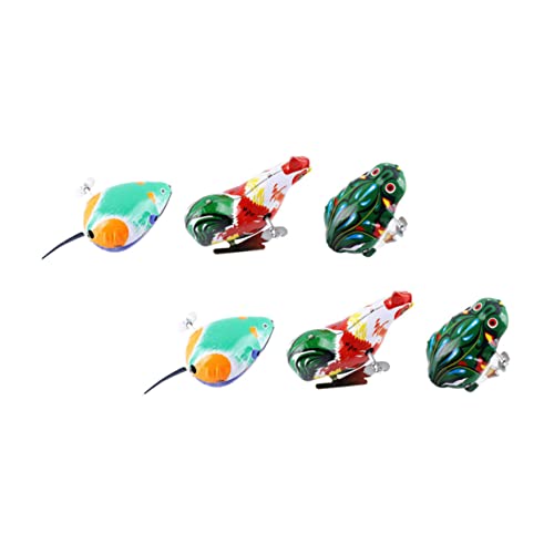 BESPORTBLE 6Stücke Teiliges Aufziehspielzeug aus Nostalgische Tiere Frosch Küken für Sicheres und Kreatives Uhrwerkspielzeug und Raumdekoration BESPORTBLE 6Stücke Teiliges Aufziehspielzeug aus Nostalgische Tiere Frosch Küken für Sicheres und Kreatives Uhrwerkspielzeug und Raumdekoration von BESPORTBLE