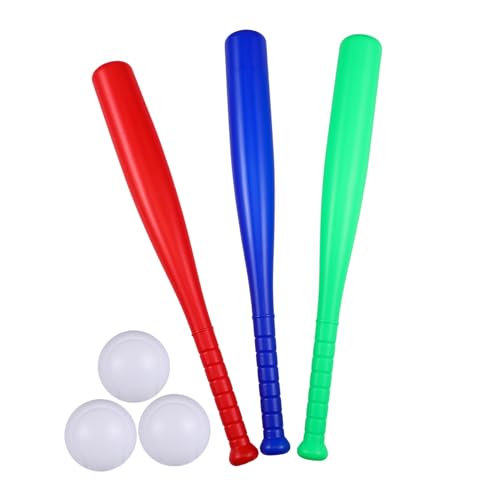 BESPORTBLE 6Stücke Teiliges Baseball Set Für Draußen Baseballschläger Und Bälle Für Kleinkinder Fördert Die Schlagfertigkeit Und Sorgt Für Spaß Im Garten Hause von BESPORTBLE