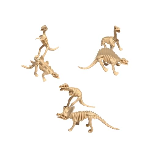 BESPORTBLE 6Stücke Teiliges Dinosaurier Skelett Modell Aus Kunststoff Für Lernspielzeug Kreativität Dinosaurier Modell Sammlung BESPORTBLE 6Stücke Teiliges Dinosaurier Skelett Modell Aus Kunststoff Für Lernspielzeug Kreativität Dinosaurier Modell Sammlung von BESPORTBLE