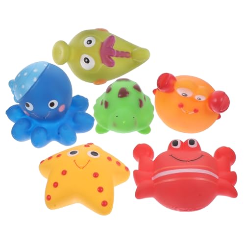 BESPORTBLE 6Stücke Teiliges Duschspielzeug für Junge Mädchen Badespielzeug mit Meerestiermotiven Fördert die Handentwicklung für Ab Jahr Schwimmend Unterhaltsam für Badewanne BESPORTBLE 6Stücke Teiliges Duschspielzeug für Junge Mädchen Badespielzeug mit Meerestiermotiven Fördert die Handentwicklung für Ab Jahr Schwimmend Unterhaltsam für Badewanne von BESPORTBLE