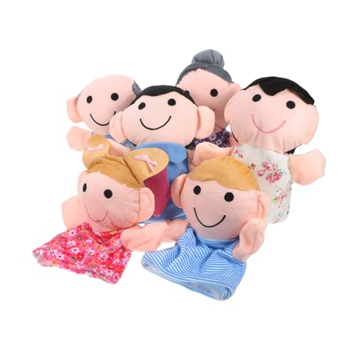 BESPORTBLE 6Stücke Teiliges Familien Handpuppen Set Aus Weichem Lernspielzeug Für Jahren Für Geschichtenerzählen Theateraufführungen Und Kreative Rollenspiele Papa Mama Opa BESPORTBLE 6Stücke Teiliges Familien Handpuppen Set Aus Weichem Lernspielzeug Für Jahren Für Geschichtenerzählen Theateraufführungen Und Kreative Rollenspiele Papa Mama Opa von BESPORTBLE