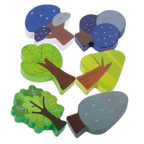 BESPORTBLE 6Stücke Teiliges Holzbaum Set für Gleise Bäume Zubehör für Kreative Spielumgebungen Kompatibel mit Holzeisenbahnen und Spieltisch BESPORTBLE 6Stücke Teiliges Holzbaum Set für Gleise Bäume Zubehör für Kreative Spielumgebungen Kompatibel mit Holzeisenbahnen und Spieltisch von BESPORTBLE