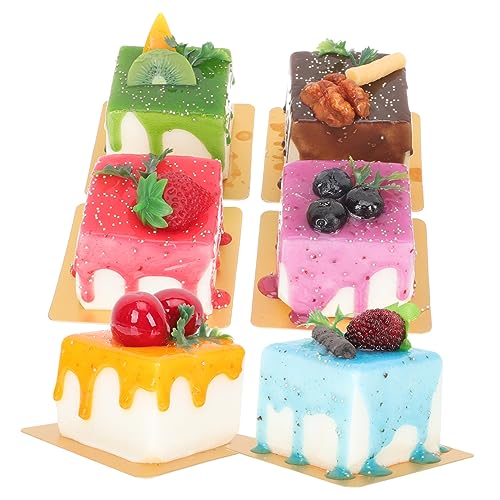 BESPORTBLE 6Stücke Teiliges Kunstkuchen Modelle Für Deko Und Fotografie Künstliche Kuchenscheiben Für Bäckerei Restaurant Hochzeit Und Mehr Lebensnahe Nachbildung Für Stilvolle BESPORTBLE 6Stücke Teiliges Kunstkuchen Modelle Für Deko Und Fotografie Künstliche Kuchenscheiben Für Bäckerei Restaurant Hochzeit Und Mehr Lebensnahe Nachbildung Für Stilvolle von BESPORTBLE