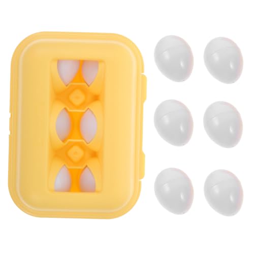 BESPORTBLE Pädagogisches Eierspielzeug für Kleinkinder 6 Stück Kunststoff Matching Eier Lernspielzeug zur Feinmotorik und für Kinder von BESPORTBLE