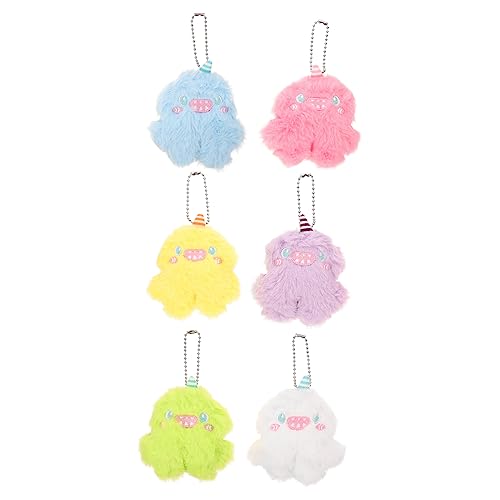 BESPORTBLE 6Stücke Teiliges Plüschpuppen Dekorative Gefüllte Monster Für Einzigartiges Für Geburtstagsfeiern Und Sammlungen Hochwertiges Und Warmes Kuscheltier Geschenkidee von BESPORTBLE