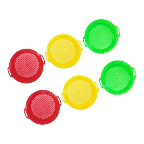 BESPORTBLE 6Stücke Teiliges Sandsieb für Kreative Strand Spielzeuge für Fantasievolles und Stranderkundung Robustes Plastik für Stundenlangen Spaß BESPORTBLE 6Stücke Teiliges Sandsieb für Kreative Strand Spielzeuge für Fantasievolles und Stranderkundung Robustes Plastik für Stundenlangen Spaß von BESPORTBLE