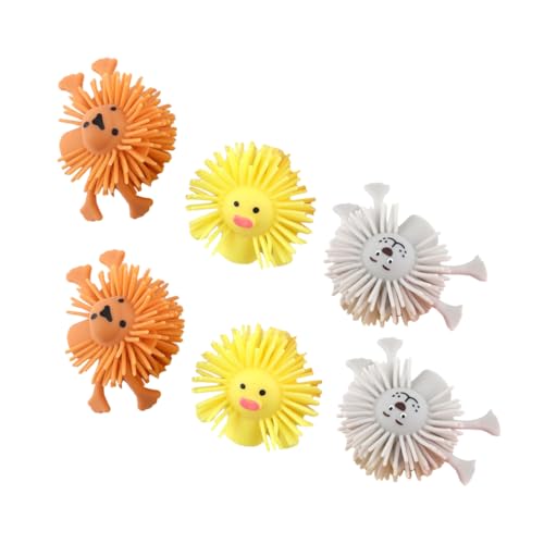 BESPORTBLE 6Stücke Teiliges Set Fingerpuppen Aus Interaktive Tier Handpuppen Für Sicheres Und Langlebiges Für Geburtstagsfeiern Und Spielgruppen Zufällige Farben von BESPORTBLE