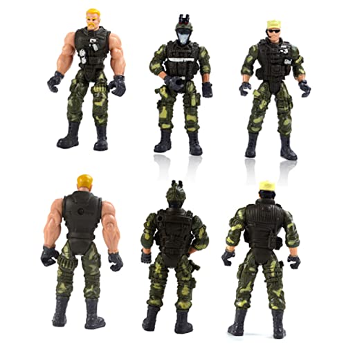 BESPORTBLE 6Stücke Teiliges Special Forces Modellspielzeug Für Interaktive Schlachtfiguren Für Jungen Fördert Verständnis Von Spezialkräften Und Kreatives Für Fröhliche BESPORTBLE 6Stücke Teiliges Special Forces Modellspielzeug Für Interaktive Schlachtfiguren Für Jungen Fördert Verständnis Von Spezialkräften Und Kreatives Für Fröhliche von BESPORTBLE