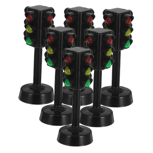 BESPORTBLE 6Stücke Teiliges Verkehrsampel Spielset für Lernspielzeug mit Licht zur Simulation Realer Verkehrsszenarien Sicher und Farbenfroh für Kreative Spielstunden BESPORTBLE 6Stücke Teiliges Verkehrsampel Spielset für Lernspielzeug mit Licht zur Simulation Realer Verkehrsszenarien Sicher und Farbenfroh für Kreative Spielstunden von BESPORTBLE