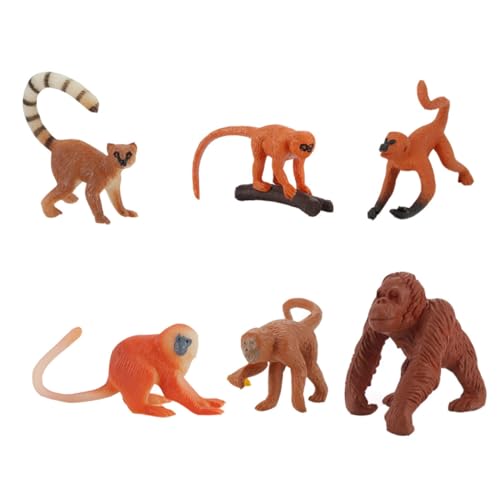 BESPORTBLE 6Stücke Tieraffenmodelle Realistische Simulation Von Langschwänzigen Und Orang Utans Dekoratives Für Sammler Hochwertiges Kunststoffmaterial BESPORTBLE 6Stücke Tieraffenmodelle Realistische Simulation Von Langschwänzigen Und Orang Utans Dekoratives Für Sammler Hochwertiges Kunststoffmaterial von BESPORTBLE