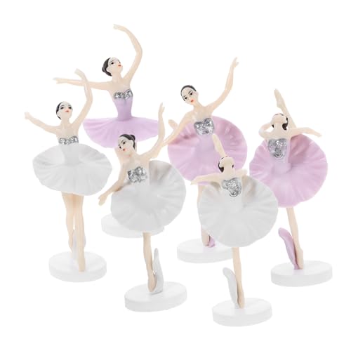 BESPORTBLE 6Stücke Topper Exquisite Ballerina Figuren Für Geburtstagskuchen Und Dessert Dekoration Und Tortenverzierung Für Feiern BESPORTBLE 6Stücke Topper Exquisite Ballerina Figuren Für Geburtstagskuchen Und Dessert Dekoration Und Tortenverzierung Für Feiern von BESPORTBLE