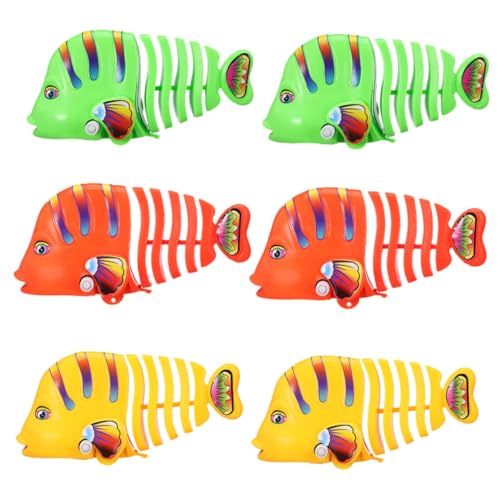 BESPORTBLE 6Stücke Wind Up Fisch Cartoon Badespielzeug für Kunststoff Schwingend Badewanne und Geschenkideen Fördert Kreativität und Fantasie BESPORTBLE 6Stücke Wind Up Fisch Cartoon Badespielzeug für Kunststoff Schwingend Badewanne und Geschenkideen Fördert Kreativität und Fantasie von BESPORTBLE