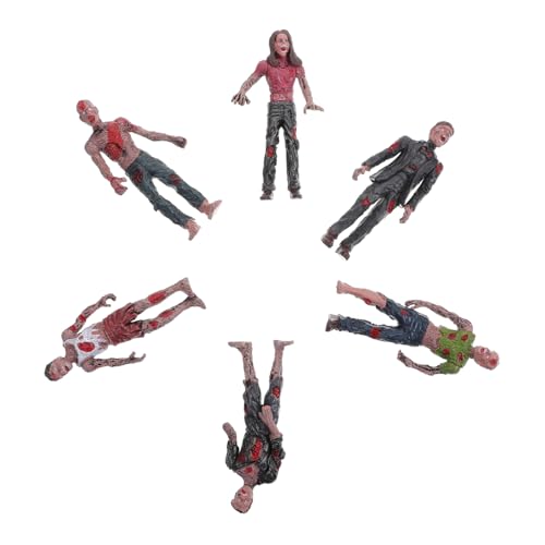 BESPORTBLE 6Stücke Zombie Figuren aus Kunststoff Gruselige Zombie Puppen für Halloween und Partys Requisiten für Horrordekoration und Knifflige Spiele BESPORTBLE 6Stücke Zombie Figuren aus Kunststoff Gruselige Zombie Puppen für Halloween und Partys Requisiten für Horrordekoration und Knifflige Spiele von BESPORTBLE