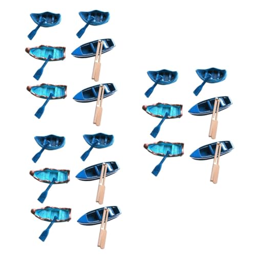 BESPORTBLE 6er Set Miniaturboot Figuren Aus Harz - Nautische Boot Statues Für Kreative Landschaftsgestaltung Und Dollhouse Deko - Strand Accessoires Für Traumhafte Sommermomente von BESPORTBLE