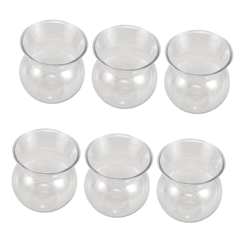 BESPORTBLE 6stücke Mini-blumentopf Aus Kunststoff Transparenter Miniatur-pflanzenhalter Klarer Blumentopf Für Zimmerpflanzen Mini-pflanztöpfe Für Kleine Pflanzen Durchsichtige Töpfe Für Pflan BESPORTBLE 6stücke Mini-blumentopf Aus Kunststoff Transparenter Miniatur-pflanzenhalter Klarer Blumentopf Für Zimmerpflanzen Mini-pflanztöpfe Für Kleine Pflanzen Durchsichtige Töpfe Für Pflan von BESPORTBLE