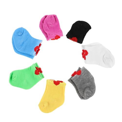 BESPORTBLE 7 Paare Puppensocken American Doll Zubehör Bunte Strümpfe für Puppenoutfits Vielseitige Farben für Kreatives und Realistische Verkleidung BESPORTBLE 7 Paare Puppensocken American Doll Zubehör Bunte Strümpfe für Puppenoutfits Vielseitige Farben für Kreatives und Realistische Verkleidung von BESPORTBLE