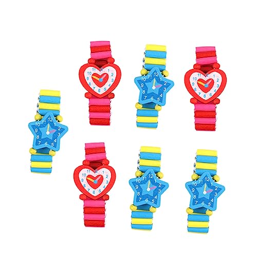 BESPORTBLE 7 Stück Teiliges Holz Armbanduhr mit Elastischem Band Umweltfreundliches für Lustige Party Gemischte BESPORTBLE 7 Stück Teiliges Holz Armbanduhr mit Elastischem Band Umweltfreundliches für Lustige Party Gemischte von BESPORTBLE