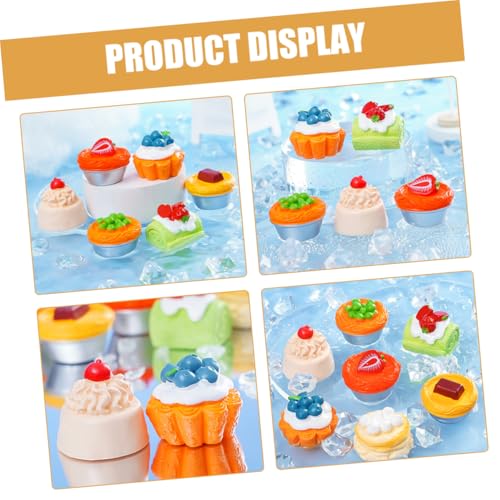 BESPORTBLE 7 Stück Teiliges Miniatur Kuchen Deko Realistische Resin Fruchtkuchen Figuren DIY Puppenhaus Zubehör für Tischdekoration und Geschenkideen BESPORTBLE 7 Stück Teiliges Miniatur Kuchen Deko Realistische Resin Fruchtkuchen Figuren DIY Puppenhaus Zubehör für Tischdekoration und Geschenkideen von BESPORTBLE