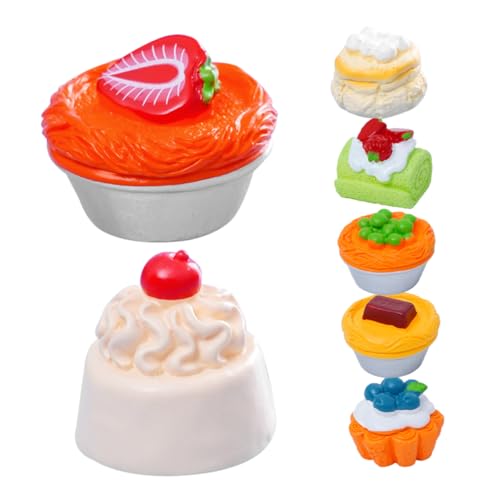 BESPORTBLE 7 Stück Teiliges Miniatur Lebensmittel Realistische Künstliche Kuchen Dekoration Puppenhaus Mini Dessert Modelle Realistische Obstsimulation für DIY Display BESPORTBLE 7 Stück Teiliges Miniatur Lebensmittel Realistische Künstliche Kuchen Dekoration Puppenhaus Mini Dessert Modelle Realistische Obstsimulation für DIY Display von BESPORTBLE