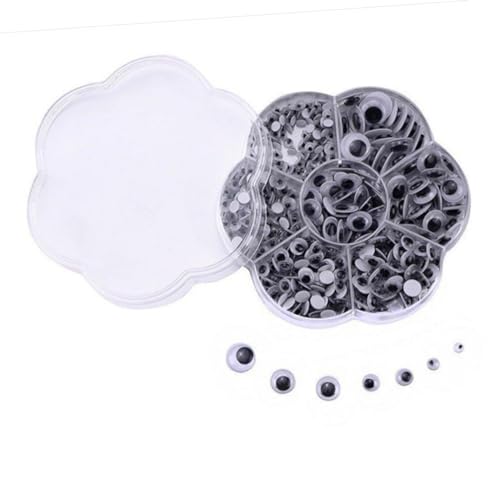 BESPORTBLE 700 Stück Selbstklebende Wackelaugen für DIY Bastelprojekte Verschiedene Box für Scrapbooking und Spielzeugzubehör BESPORTBLE 700 Stück Selbstklebende Wackelaugen für DIY Bastelprojekte Verschiedene Box für Scrapbooking und Spielzeugzubehör von BESPORTBLE
