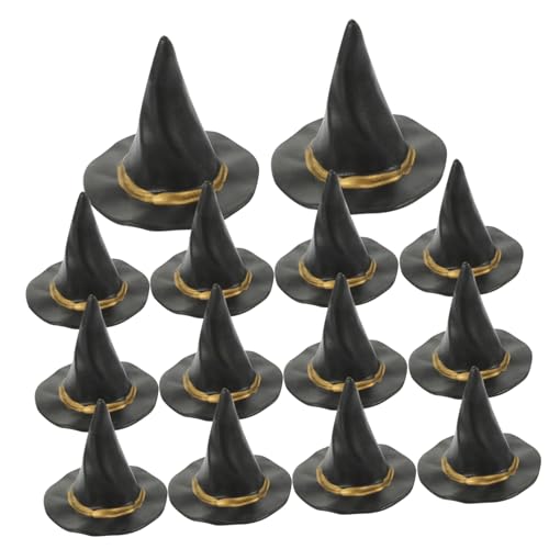 BESPORTBLE 72 Stck. Teiliges Mini Hexenhut- Kleine Hexenhüte für Puppenhaus-Dekoration Detailreiche Halloween Bastelaccessoires Niedliche Mini-Hut Requisiten für DIY und Partygeschenke von BESPORTBLE