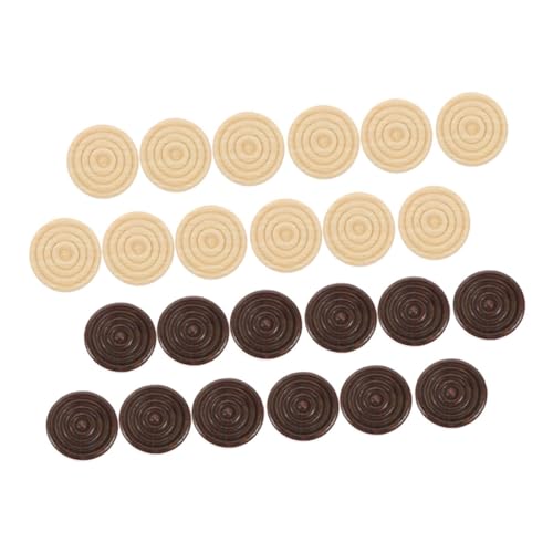 BESPORTBLE 72Stücke Holz Schachfiguren Und Backgammon Spielsteine Brettspiel Zubehör Holzfarbe Und Schach Und Backgammonliebhaber Pro Farbe BESPORTBLE 72Stücke Holz Schachfiguren Und Backgammon Spielsteine Brettspiel Zubehör Holzfarbe Und Schach Und Backgammonliebhaber Pro Farbe von BESPORTBLE