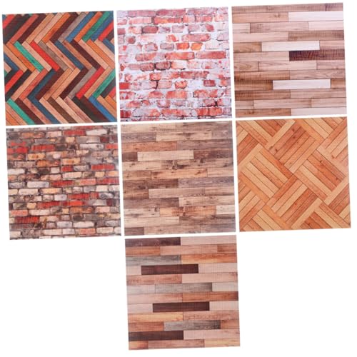 BESPORTBLE 7Blätter Puppenhaus Wandkleber Selbstklebende Vintage Wandaufkleber Holzoptik Dekoration Für Puppenhaus Designs BESPORTBLE 7Blätter Puppenhaus Wandkleber Selbstklebende Vintage Wandaufkleber Holzoptik Dekoration Für Puppenhaus Designs von BESPORTBLE