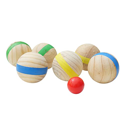 BESPORTBLE 7St Bodenkugel für kinderspielzeug outdor spielzeuge für kindersport Bälle im Freien Outdoor-Sportbälle interaktive Bälle Boccia im Freien Holz BESPORTBLE 7St Bodenkugel für kinderspielzeug outdor spielzeuge für kindersport Bälle im Freien Outdoor-Sportbälle interaktive Bälle Boccia im Freien Holz von BESPORTBLE