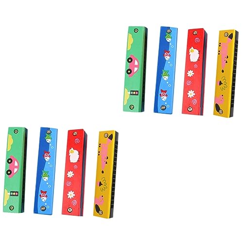 BESPORTBLE 8 Stck Teiliges Holzmundharmonika Doppelreihe Musikinstrument Lernspielzeug Fördert Wahrnehmung Feinmotorik und Hörfähigkeit Buntes Design Glatte Oberfläche Sichere Materialien BESPORTBLE 8 Stck Teiliges Holzmundharmonika Doppelreihe Musikinstrument Lernspielzeug Fördert Wahrnehmung Feinmotorik und Hörfähigkeit Buntes Design Glatte Oberfläche Sichere Materialien von BESPORTBLE