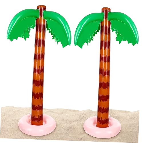 BESPORTBLE Strandspielzeug Für Kinder 8 Stück Aufblasbare Kokospalme Pvc Dekoartikel Kind Sommer Kinderspielzeug von BESPORTBLE