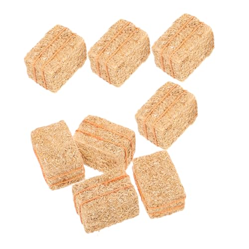 BESPORTBLE 8 Stück Bauernhof Dekorationsornamente Natürliche Puppen Heuballen Zum Simulieren Von Künstlichem Heu Western Mini Heuballen Dekoration Für Tisch Stroh Miniatur Heuballen BESPORTBLE 8 Stück Bauernhof Dekorationsornamente Natürliche Puppen Heuballen Zum Simulieren Von Künstlichem Heu Western Mini Heuballen Dekoration Für Tisch Stroh Miniatur Heuballen von BESPORTBLE