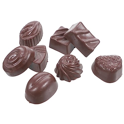 BESPORTBLE 8 Stück Künstliche Schokolade - Realistische Pralinenmodelle Für Dekoration - Küche Und Zuhause Simulierte Desserts in Schwarz Für Kreative Displays Und Stilvolle Akzente BESPORTBLE 8 Stück Künstliche Schokolade - Realistische Pralinenmodelle Für Dekoration - Küche Und Zuhause Simulierte Desserts in Schwarz Für Kreative Displays Und Stilvolle Akzente von BESPORTBLE