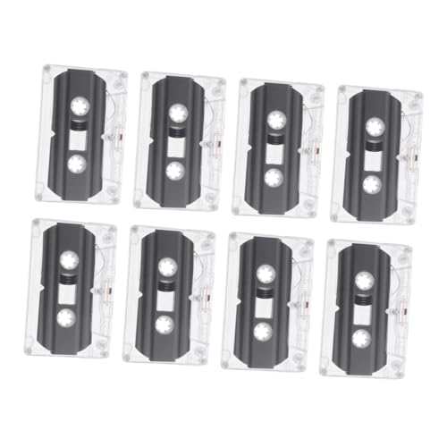 BESPORTBLE 8 Stück Leere Audiokassetten mit Gehäuse für DIY Retro Partymitteilungen Musik und Sprachaufnahmen Vielseitig für Unterricht und Kreative Projekte BESPORTBLE 8 Stück Leere Audiokassetten mit Gehäuse für DIY Retro Partymitteilungen Musik und Sprachaufnahmen Vielseitig für Unterricht und Kreative Projekte von BESPORTBLE