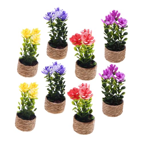 BESPORTBLE 8 Stück Mikro Miniatur Kunstornamente Pflanzenornament Puppenhaus Geburtstagsblumen Bonsai Winzige Puppe Mini Blumentopf Basteln Künstliche Feenblumen Zubehör – DIY Für BESPORTBLE 8 Stück Mikro Miniatur Kunstornamente Pflanzenornament Puppenhaus Geburtstagsblumen Bonsai Winzige Puppe Mini Blumentopf Basteln Künstliche Feenblumen Zubehör – DIY Für von BESPORTBLE