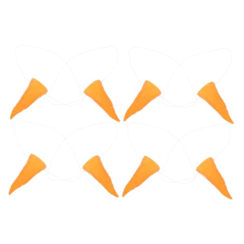 BESPORTBLE 8 Stück Nase kleben Schneemann-Nasenstütze Schneemannnase selber Machen Urlaubsornamente weihnachtliche Karottennase Cosplay Schneemann Karottennase Winterzubehör Vinyl Orange BESPORTBLE 8 Stück Nase kleben Schneemann-Nasenstütze Schneemannnase selber Machen Urlaubsornamente weihnachtliche Karottennase Cosplay Schneemann Karottennase Winterzubehör Vinyl Orange von BESPORTBLE