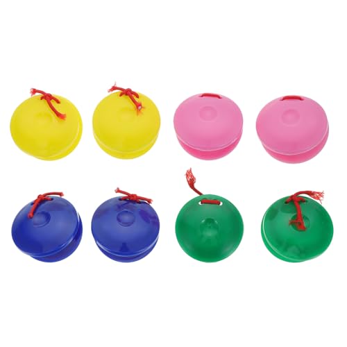 BESPORTBLE 8 Stück Teiliges Bunte Plastik fingerkastagnetten für Sichere Percussion musikinstrumente Leicht zu Halten für Frühkindliche Musikbildung und Spielspaß BESPORTBLE 8 Stück Teiliges Bunte Plastik fingerkastagnetten für Sichere Percussion musikinstrumente Leicht zu Halten für Frühkindliche Musikbildung und Spielspaß von BESPORTBLE