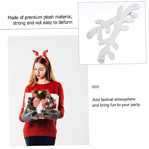 BESPORTBLE 8 Stück Teiliges DIY Weihnachtskopfhörer Zubehör mit Silbernen Rentierhörnern Lustige Kopfhörer Deko für Karneval Fasching Kostüm und Themenpartys Passend für Festliche Anlässe BESPORTBLE 8 Stück Teiliges DIY Weihnachtskopfhörer Zubehör mit Silbernen Rentierhörnern Lustige Kopfhörer Deko für Karneval Fasching Kostüm und Themenpartys Passend für Festliche Anlässe von BESPORTBLE